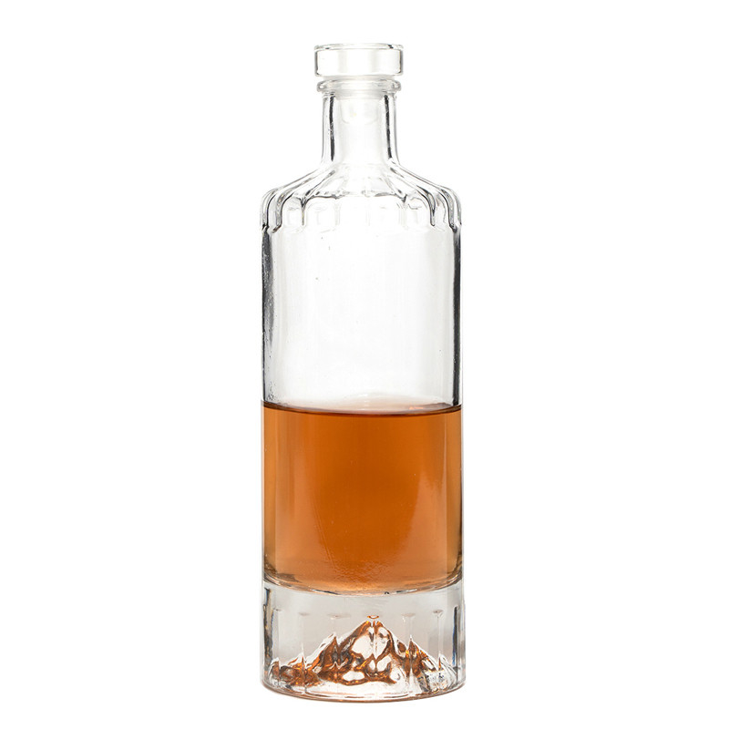 특유의 모양과 구알 밀폐 유형으로 주문 디자인 750ml 유리 음주 병