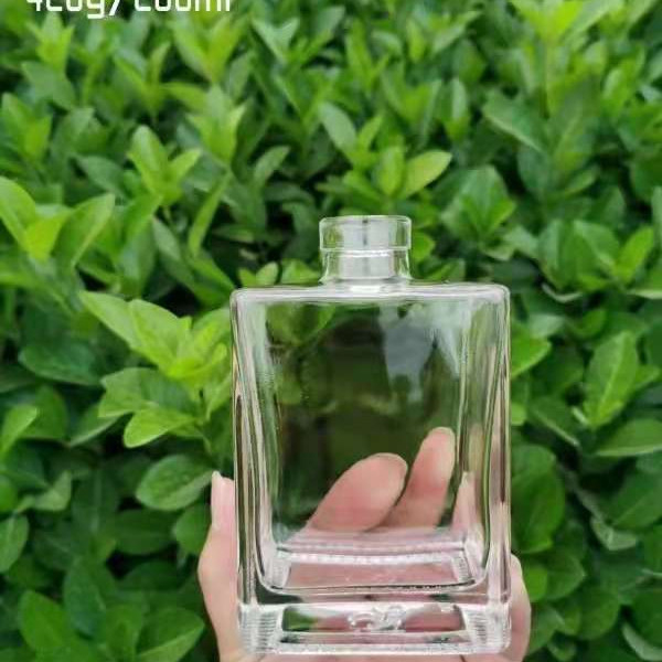 목걸이 재료 슈퍼 플린트 유리 750ml 위스키 보드카 리커 오일 병 코크 뚜??