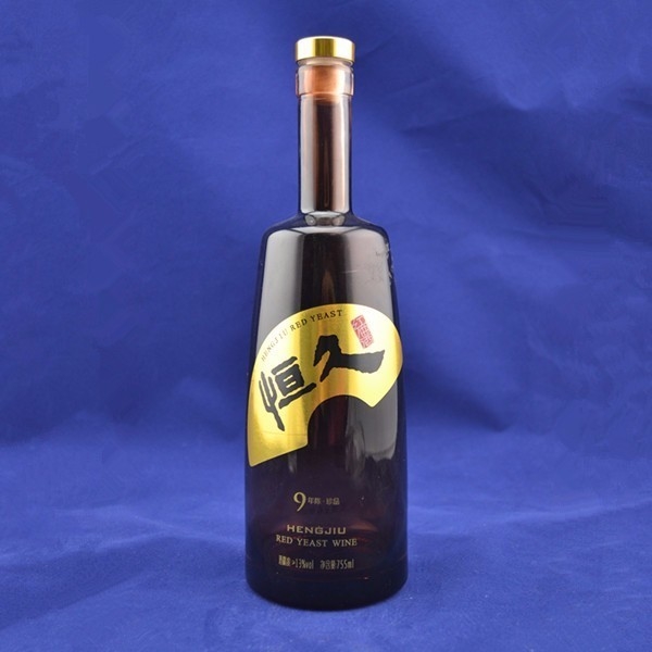 녹화/ Frost/ Decal/ Spray Glass Flask 750ml/1000ml 와드카 위스키 브랜디 럼 진