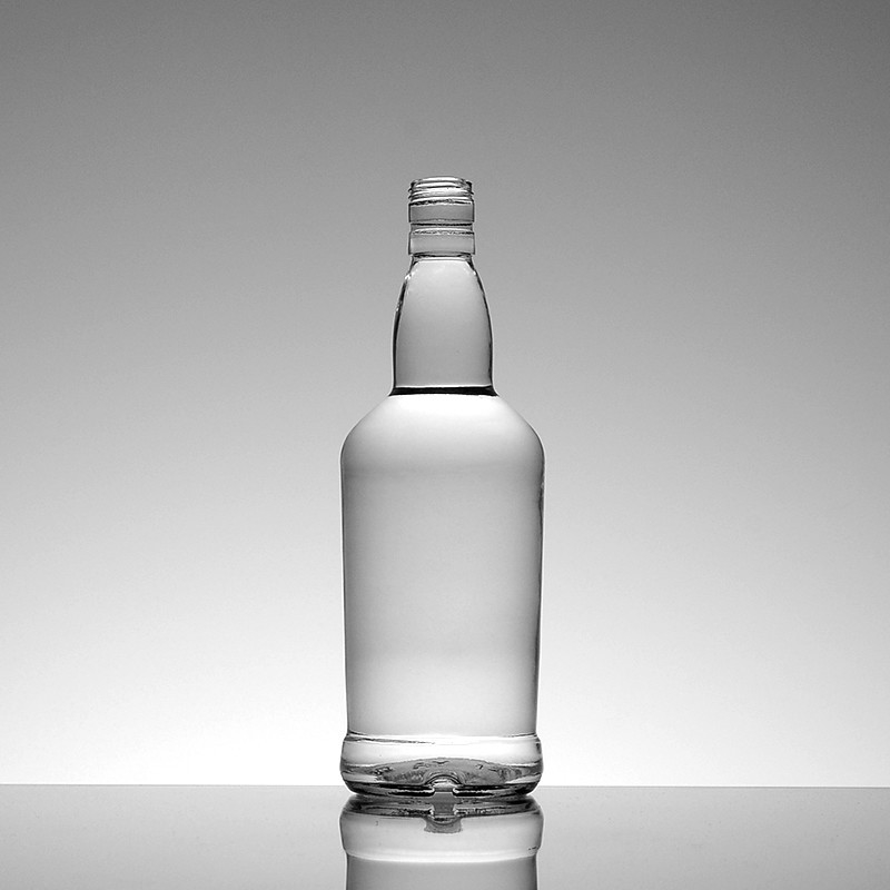 슈퍼 플린트 유리 재료 500ml 700ml 750ml 빈 럼 맑은 음료 병